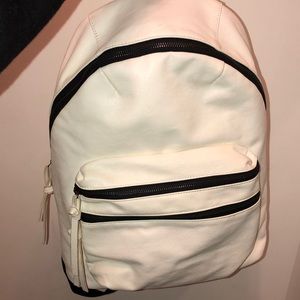 Leather backpack